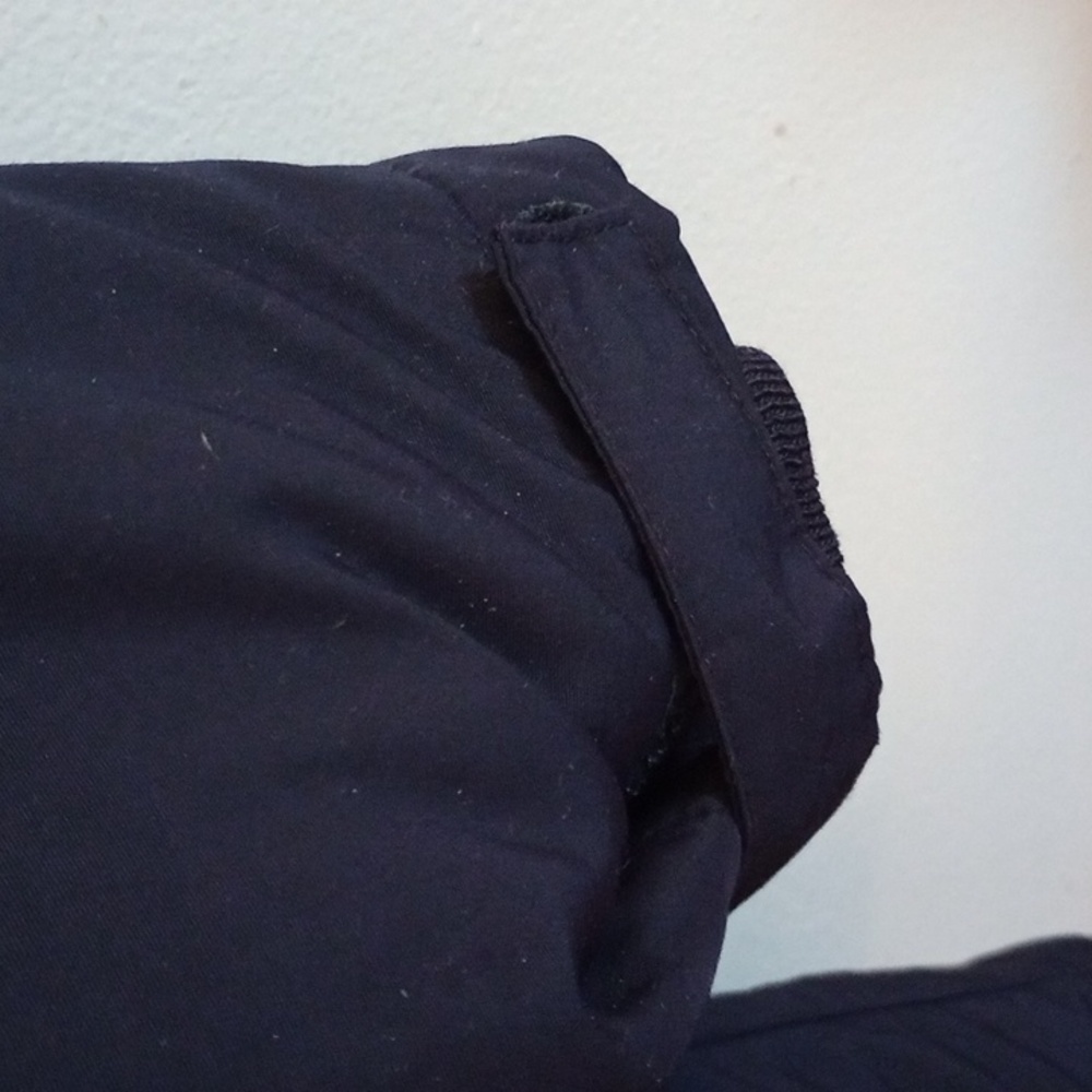LANDS' END WOMAN'S AIRCORE-200 NAVY PARKA, FLEECE & QUILT LINING, SZ SM 6-8 REG - Picture 5 of 12
